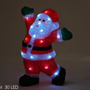 CHRISTMAS FATHER WITH 30 LEDS 35CM