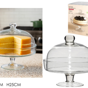 Glass Cake Stand Ø24 x H25cm