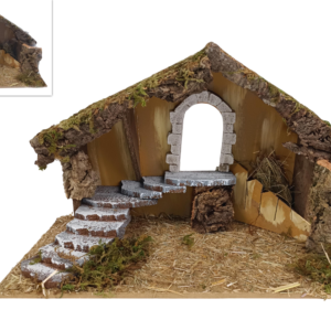 Crib with Hut