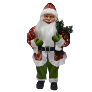 Santa Claus 60 cm c red sequin outfit