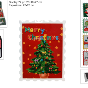Christmas magnet, 8 assorted