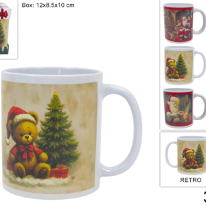 325ml Christmas mug assorted