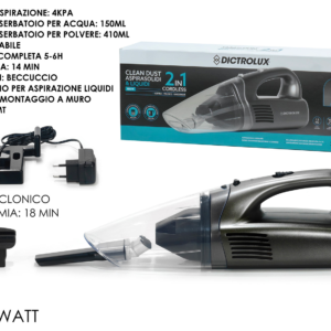 “Clean Dust” Wet & Dry Vacuum Cleaner, 100W