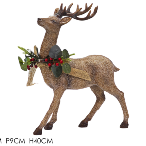 Beige Reindeer H40cm