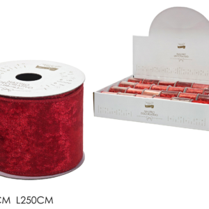 Red Velvet Ribbon 6.3cm × 250cm