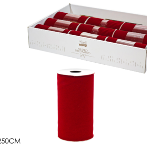 Red Ribbon 11.3 × 250cm, in Display