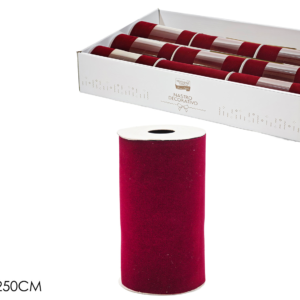 Burgundy Ribbon 11.3 × 250cm, in Display