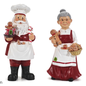 Standing Christmas Character H29cm, 2 Assorted