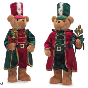 Toy Soldier Bear H75cm, 2 Assorted