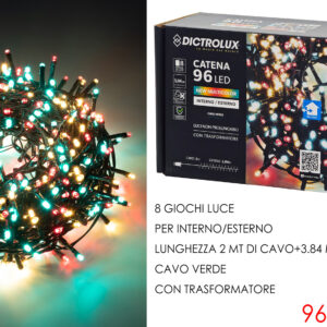 96 New Multicolour LED Lights, Outdoor, Programmable