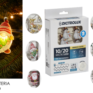 String Lights, 10 LEDs, Try-Me, 6 Assorted