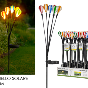 SOLAR STEM WITH 6 HOT AIR BALLOONS IN DISPLAY