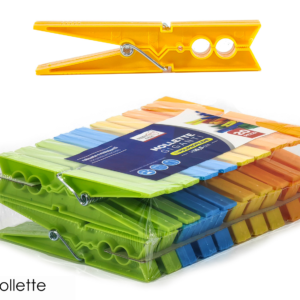 SET OF 20 ASSORTED CLOTHESPINS / PEGS