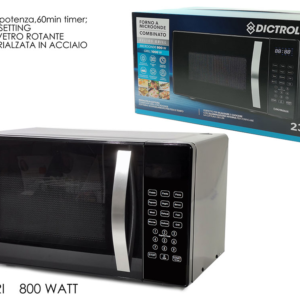 KELIOS DIGITAL GRILL MICROWAVE OVEN 23L 800W
