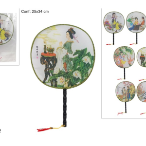 ASSORTED ROUND CHINESE FAN