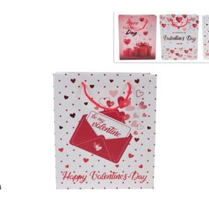 VALENTINE’S DAY GIFT BAG, 18 × 14 × 7 CM, ASSORTED