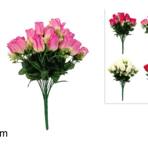 ROSE BOUQUET, 20 STEMS, 4 COLORS, ASSORTED, 45 CM