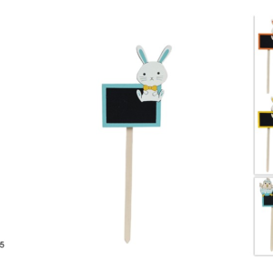 BLACKBOARD WITH EASTER FIGURE 2 ASSORTED DESIGNS, 4 COLORS