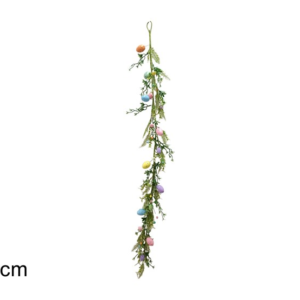 GARLAND, 150 CM, EGGS, MUSHROOMS AND COLORED BERRIES