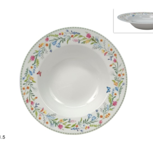 DEEP PLATE, 21.5 CM, PORCELAIN, EASTER DECORATION (F. 0.48)