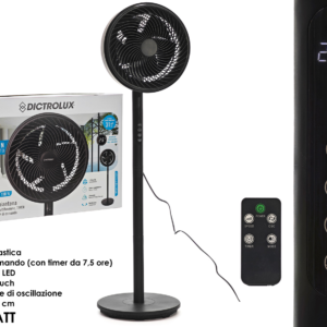 FAN WITH REMOTE CONTROL 110W BLACK