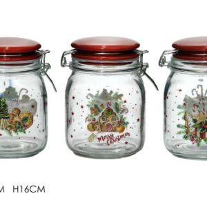 GLASS CHRISTMAS JAR 418458