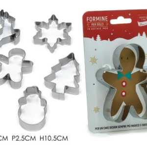 CHRISTMAS COOKIE FORMS 5 ASSORTED 400781